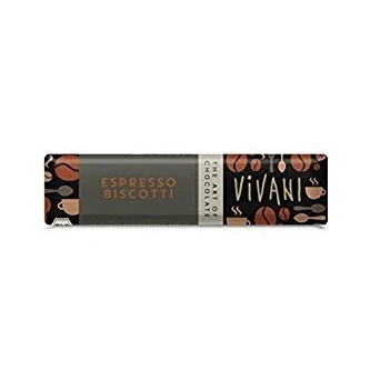 Abbildung von Vivani Espresso Biscotti Schokoriegel, 18er Pack (18 x 35 g)