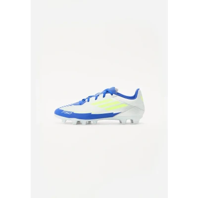 Abbildung von adidas Performance Messi CLUB Fußballschuh Nocken, Herren, Größe: 42 2/3, Silver/solar yellow/lucid blue Schuhe