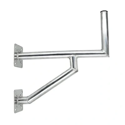 Abbildung von Premium X 60cm Wandhalter Aluminium Wand Montage Winkel Halterung für Satelliten Schüssel SAT Antenne Zwei Wandplatten