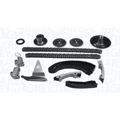 Abbildung von MAGNETI MARELLI 341500001070 Steuerkettensatz mit Dichtung Simplex, Kette geschlossen HYUNDAI: i40 Kombi, i20 I Schrägheck, i30 Schrägheck