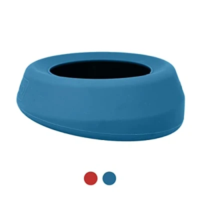 Abbildung von Kurgo Splash Free Wander Hundetrinknapf Blau...