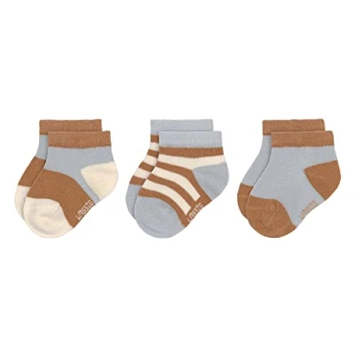 Abbildung von LÄSSIG Kinder Sneaker Socken 3er Set/ Hellblau Karamell Größe 15 18