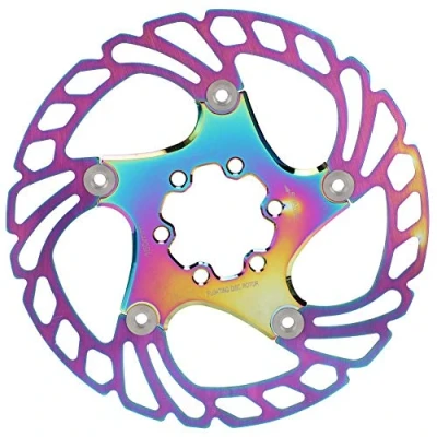 Abbildung von V GEBY Mountainbike Scheibenbremse Rotor, Bunt 6 Nägel Rotor 140/160/180/203mm Rotor(160mm)