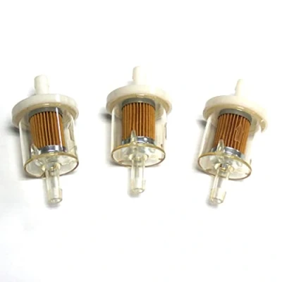 Abbildung von HURI 3x Kraftstofffilter Benzinfilter Aufsitzmäher Rasentraktor viele Motoren Ersetzt für Briggs &amp; Stratton 691035 493629 695666 AM1008356