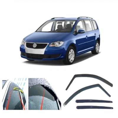 Abbildung von AC WOW 4x Windabweiser kompatibel mit Volkswagen Touran 2003 2004 2005 2006 2007 2008 2009 2010 2011 2012 2013 2014 2015 * Erste Generation (Typ 1T; 2003)
