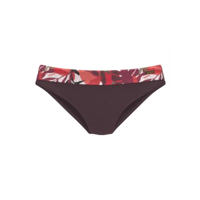 Abbildung von Lascana Bikinihose, Damen, Größe: 34, Rot bedruckt