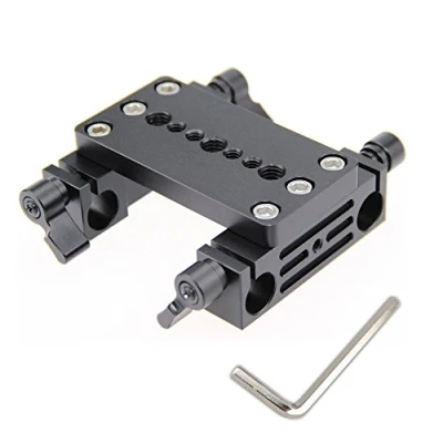 Abbildung von CAMVATE Stativ Mount Grundplatte 15 mm Rail Blocks Für DSLR Schulter Rig