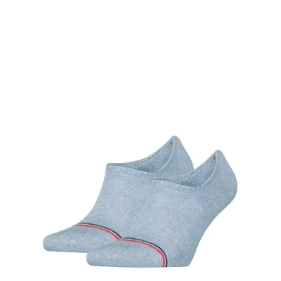 Abbildung von Tommy Hilfiger Unisex Footie Socken, Blau, 35/38 (2er Pack)