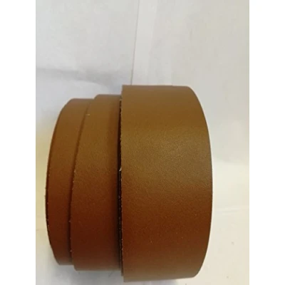 Abbildung von Schachenmayr Lederriemen Rindleder Standard Echtleder Gürtelleder Spaltleder (3 cm x 135 cm, Cognac)