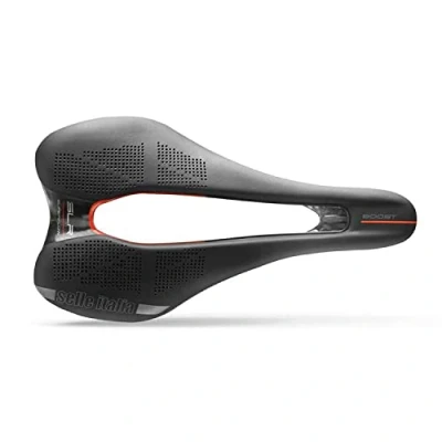 Abbildung von Selle Italia Unisex Erwachsene SLR Boost Kit Carbonio SuperFlow Sättel, Black, L3