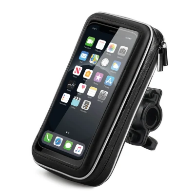 Abbildung von Wozinsky Smartphonehalterung für Fahrrad, Motorrad, Roller schwarz Smartphone Halterung