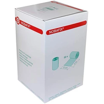 Abbildung von Nobafix Mullbinden 50 Stück Fixierbinden von Nobamed (8 cm x 4 m)