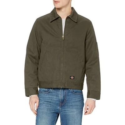 Abbildung von Dickies Herren Insulated Eisenhower Front Zip Jacket Jacke, Moos, L