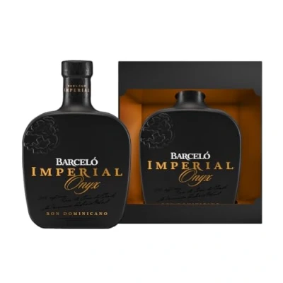 Abbildung von RON BARCELÒ Imperial Onyx Rum (1 x 0,7 l) 38% vol. In edler Geschenkbox Preisgekrönter, besonders weicher und runder brauner Rum, durch schwarze Edelsteine gefiltert