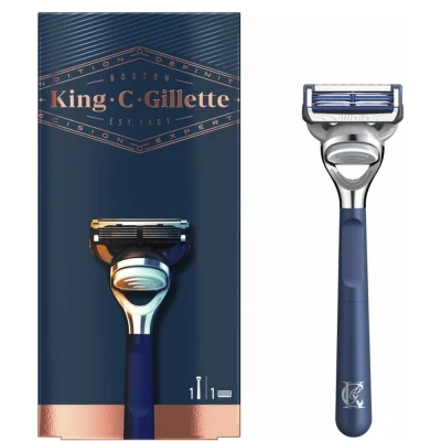 Abbildung von King C. Gillette Rasierer für Herren, Rasur und Konturen, 1 Klinge