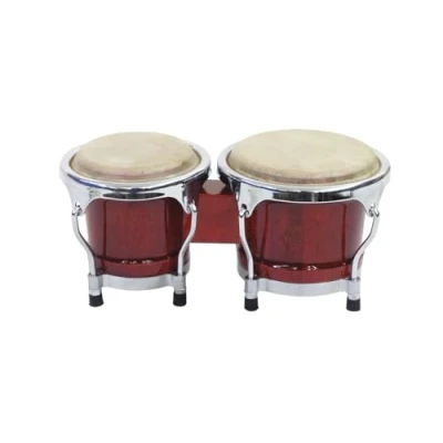 Abbildung von DIMAVERY BG 45 Bongo 4+ 5 weinrot Professionelles Set