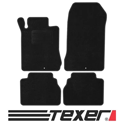 Abbildung von TEXER Textil Fußmatten Passend für Mercedes Benz E Klasse W210 Bj. 1995 2003 ANTHRAZIT
