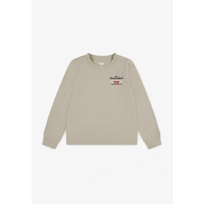 Abbildung von Levi&#039;s Legendary TEE Langarmshirt für Kinder, Größe: 98, Beige