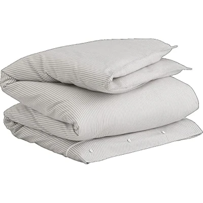 Abbildung von Yarn Dyed Stripe Single Duvet Grey 135X200
