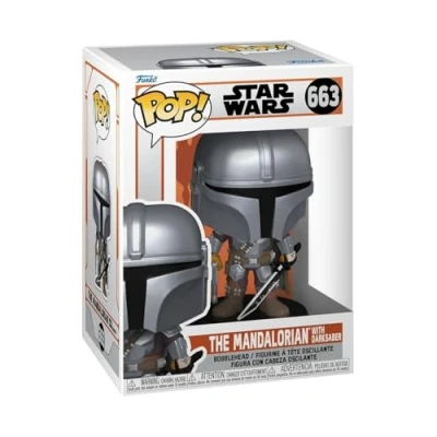 Abbildung von Funko Pop! Vinyl: Star Wars: The Mandalorian S9 Vinyl Sammelfigur Geschenkidee Offizielle Handelswaren Spielzeug Für Kinder und Erwachsene TV Fans Modellfigur Sammler Display