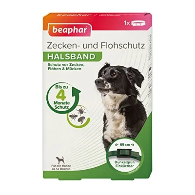 Abbildung von Beaphar Zeckenhalsband Zecken und Flohschutz Halsband für Hunde 65 cm