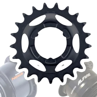 Abbildung von F26 Shimano Fahrrad Nexus/Alfine Getriebenaben Verschleiss Teil Service Wartung Austausch Naben Ersatz Ritzel (Schwarz 21 Zähne)