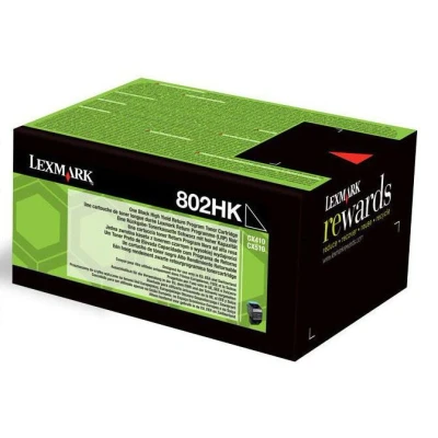 Abbildung von Lexmark 80C2HK0 (802HK) Schwarz Toner Hohe Kapazität