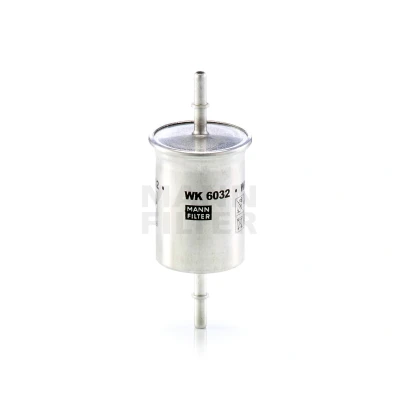 Abbildung von MANN FILTER WK 6032 Kraftstofffilter Leitungsfilter 8 PEUGEOT: 307 CC, 206 Schrägheck, SMART: Fortwo I Coupe, City RENAULT: SCENIC 2