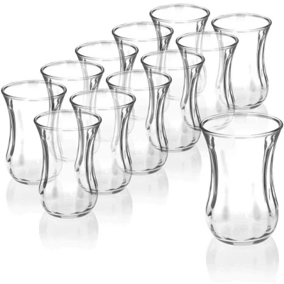 Abbildung von Pasabahce Teeglas 12er Set 42021 Türkische Teegläser Tee Glas &quot;Optik&quot; 120cc