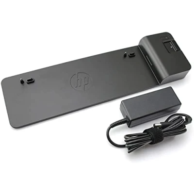 Abbildung von HP 2013 UltraSlim Dockingstation D9Y32AA schwarz, inkl. 65 Watt Netzteil (Generalüberholt)