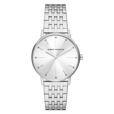 Abbildung von Emporio Armani Analog Uhr, Damen, Größe: One Size, Silber