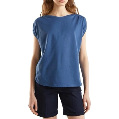Abbildung von United Colors of Benetton Damen 3p7xd1079 T Shirt, blau, Small