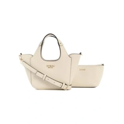 Abbildung von Guess Helina MINI TOTE SET Handtasche, Damen, Größe: One Size, Bone