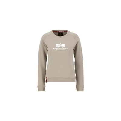 Abbildung von Alpha Industries NEW Basic Sweatshirt, Damen, Größe: Large, Vintage sand
