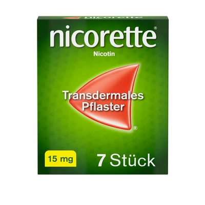 Abbildung von nicorette TX Pflaster 15mg Nikotin zur Rauchentwöhnung 7 St
