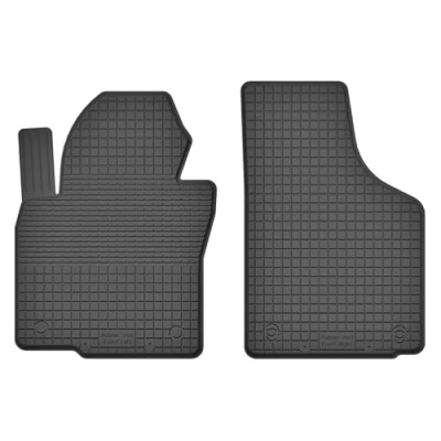 Abbildung von Gummimatten Automatten Gummifussmatten Gummi Fußmatten für VW EOS Bj. 2005 2014 VORNE Fahrer und Beifahrermatte CXcx