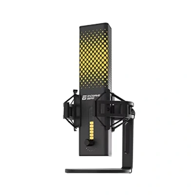 Abbildung von ENDGAME GEAR XSTRM USB Mikrofon für Streaming, Podcast, Aufnahmen in Studioqualität, 24 Bit / 192 kHz, externes Mic, AI Geräuschunterdrückung, Stummschaltung durch Tippen, PC &amp; Mac schwarz