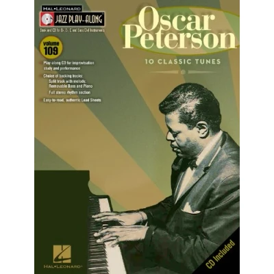 Abbildung von Jazz Play Along Volume 109: Oscar Peterson: along, CD für Instrument(e): 10 Classic Tunes (Jazz 109, Band 109)