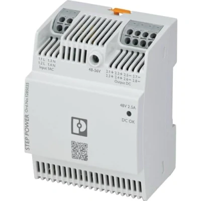 Abbildung von PHOENIX CONTACT STEP3 PS/1AC/48DC/2.5/PT Hutschienen Netzteil (DIN Rail) 48 V/DC 2.5 A 120 W Inhalt 1 St.