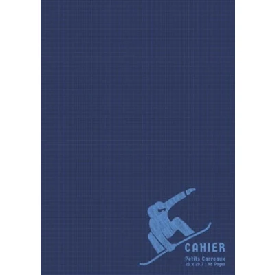 Abbildung von Cahier Petits Carreaux 21 29.7: 96 pages Bleu A4 5 x Sans Spirale pour Mathématiques le College et Lycee Rentrée Scolaire