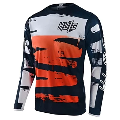 Abbildung von Radfahren Jersey Herren Mountainbike Motocross Langarm MTB T Shirt,Shirt Downhill Fahrrad Schnelltrocknend (Color 20,XXL)
