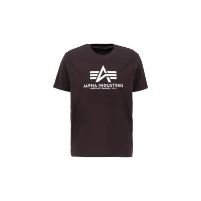 Abbildung von Alpha Industries Tshirt print, Herren, Größe: XXL, Hunter brown