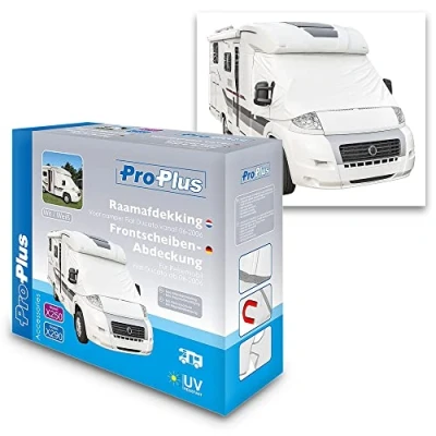 Abbildung von ProPlus Frontscheiben Weiß Abdeckung Reisemobil FIAT Ducato ab 2006 UV Schutz