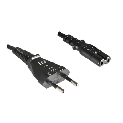 Abbildung von DINIC Stromkabel, Netzkabel Euro Stecker auf C7 2 pin 8 (5,00m, schwarz)
