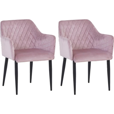 Abbildung von SIT Möbel SIT&amp;CHAIRS Armlehnstuhl, 2er Set dusty rose