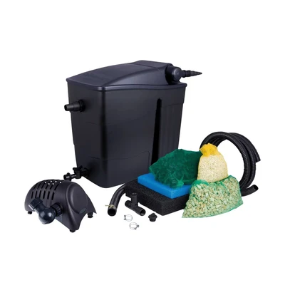 Abbildung von Filtramax 12500 Plus Set 2 Kammerfilter inkl. UVC 11W und Smartmax Filterpumpe 5000 Fi Ubbink