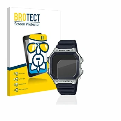 Abbildung von BROTECT Schutzglas für Casio AE 1200WH 1CVEF Schutzfolie Panzer Folie Glas [Extrem Kratzfest 9H, Anti Fingerprint, Ultra Transparent]
