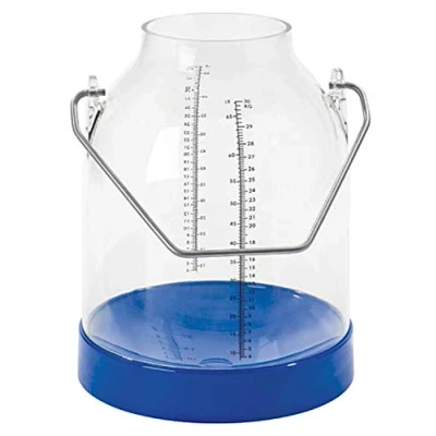 Abbildung von Melkeimer mit Skala blau, 30 l, MS Schippers