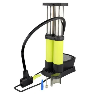 Abbildung von CARMOTION 83502 Fußpumpe mit Manometer, Doppelzylinder