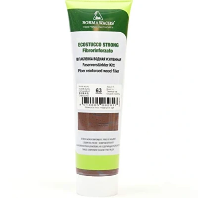 Abbildung von BORMA Faserverstärkter Holzkitt Spachtelmasse Extra Strong 200g Nussbaum dunkel 63